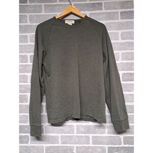 J.CREW Mens Green‎ Crew Neck Pullover Sweatshirt Size Small